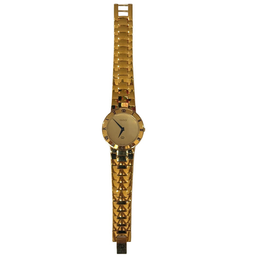 Vintage Gucci 300m Gold Tone Watch-WATCH-Gold-Very Good-Gazelle Fashion and Style