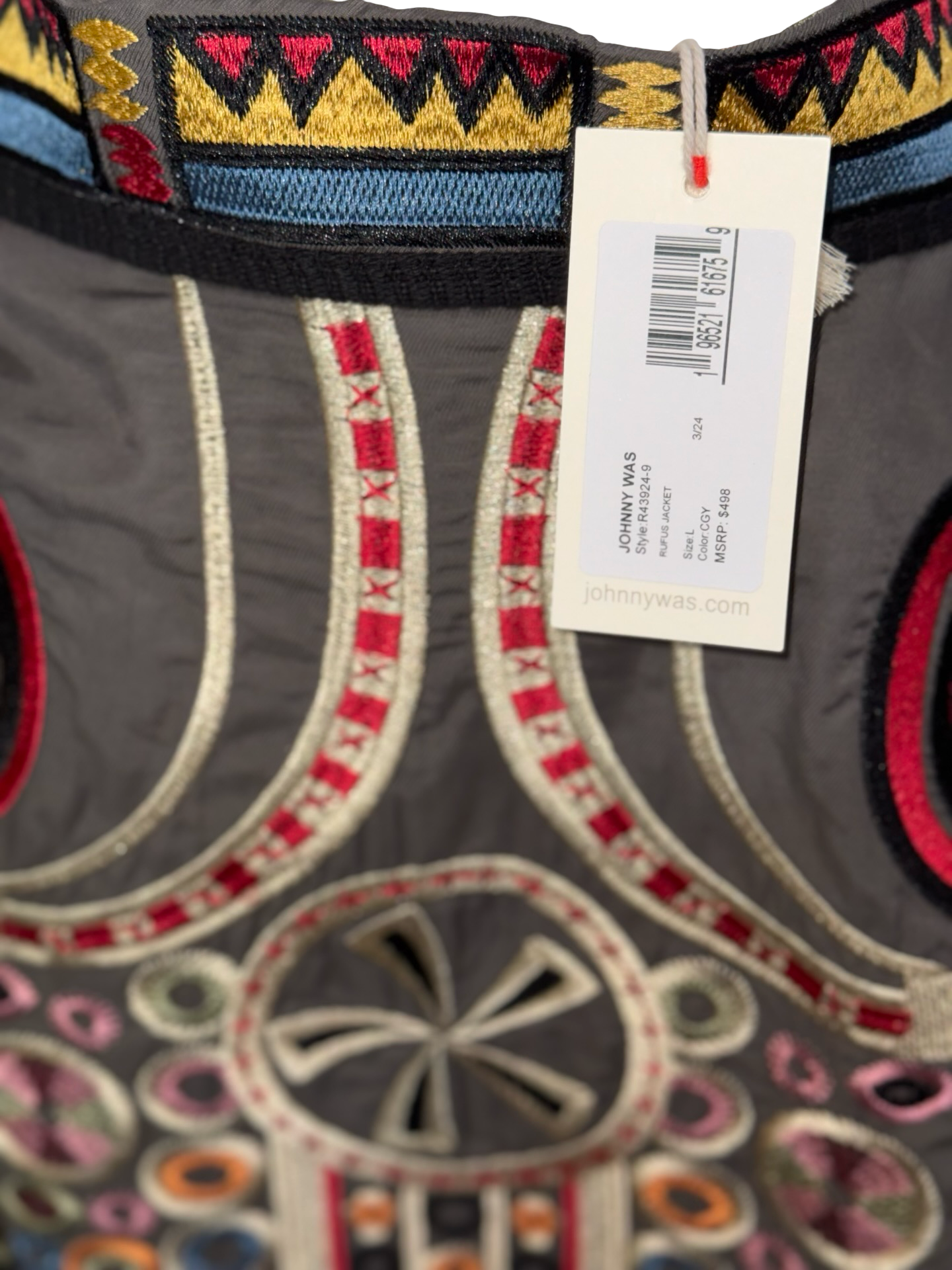 Johnny Was Embroidered Jacket- Gazelle Fashion and Style 