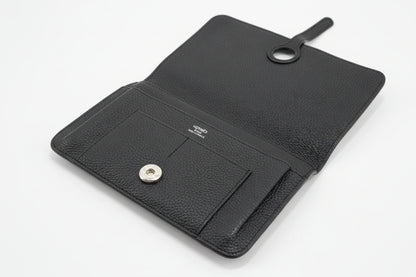 Hermes Togo Dogon Compact Leather Clutch-CLUTCH-Gazelle Fashion and Style