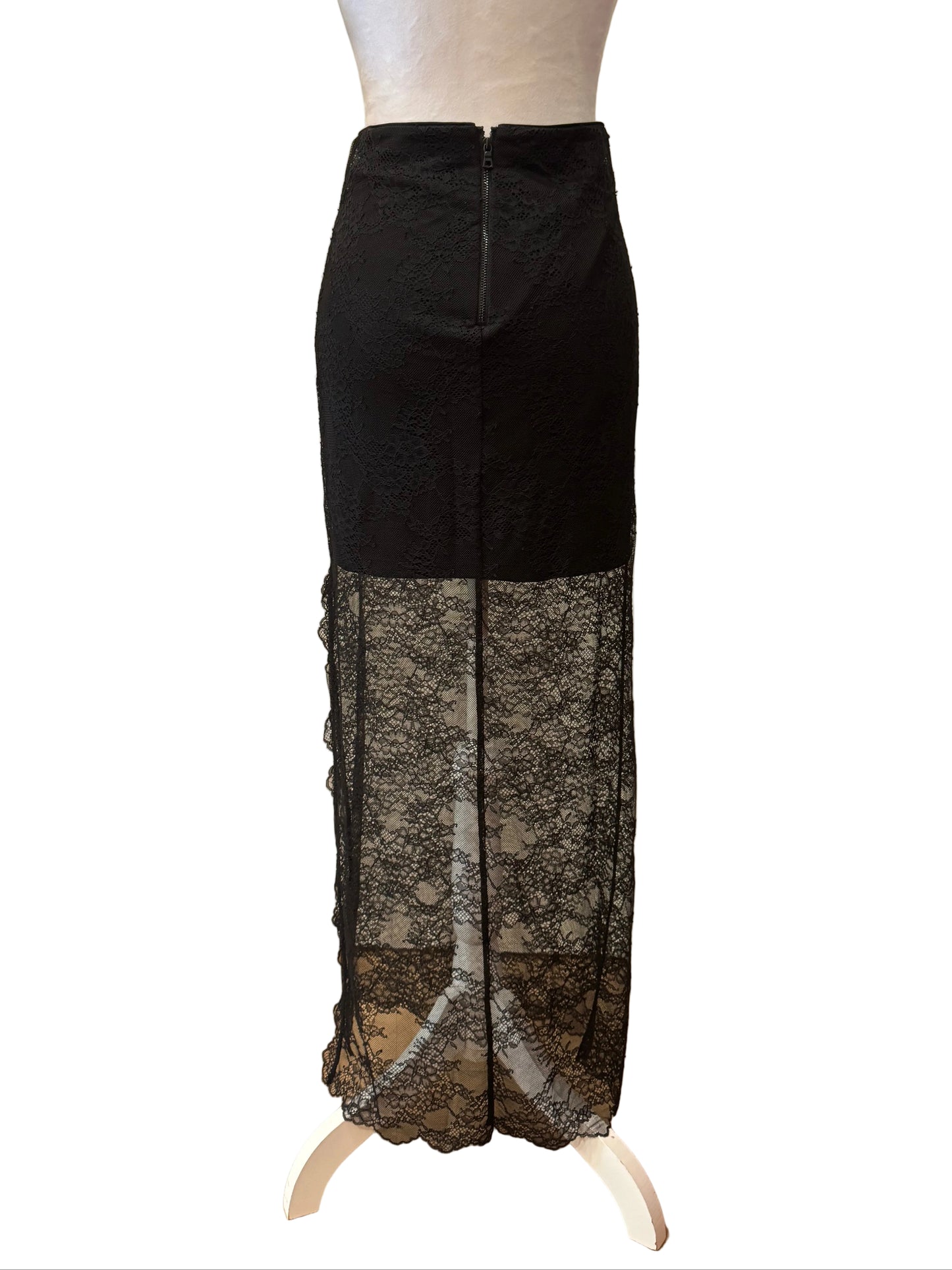 Alice + Olivia Maxi Lace Skirt $125-SKIRT-Gazelle Fashion and Style