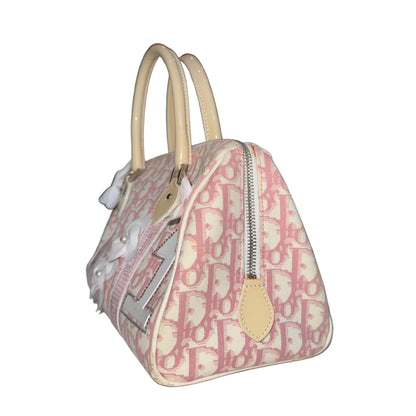 Christian Dior Girly Boston Pink Bag-HANDBAGS-Gazelle Fashion and Style