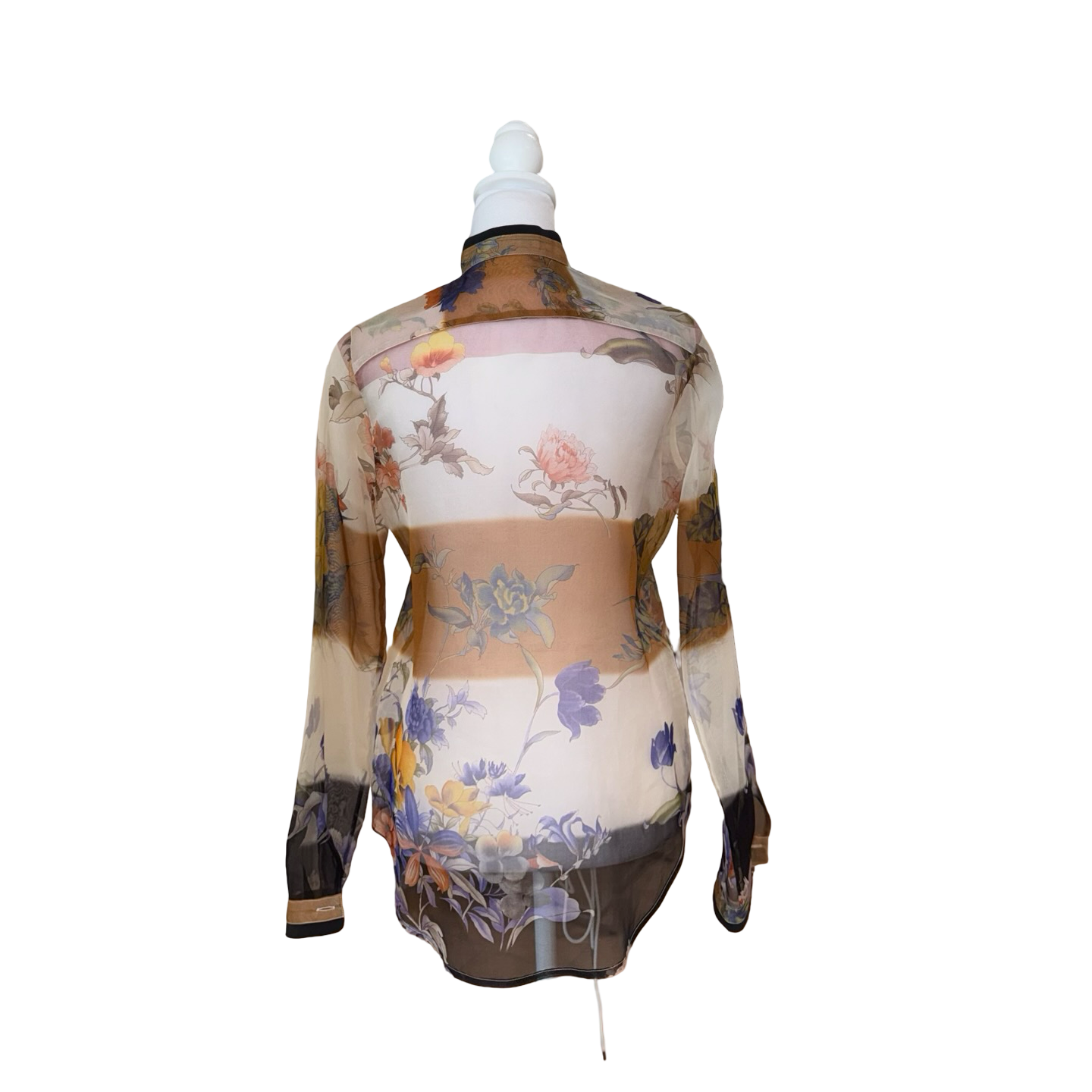Etro Sheer Floral Print Blouse- Gazelle Fashion and Style 