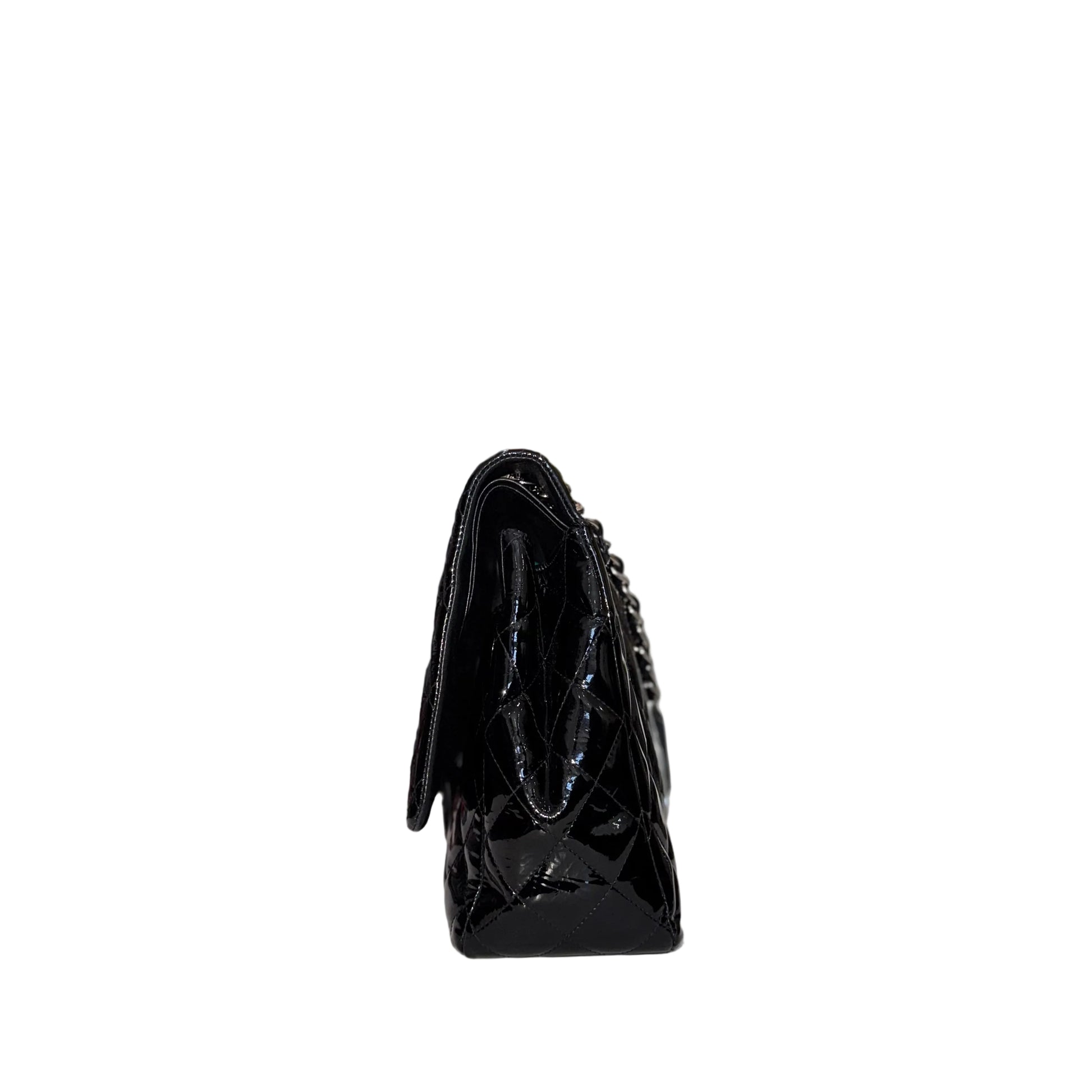 Chanel Maxi Quilted Double Flap Patent Leather-HANDBAGS-Gazelle Fashion and Style