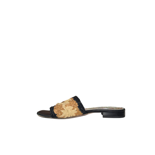 Gucci Woven Strap Slide Sandal-SHOES-Gazelle Fashion and Style