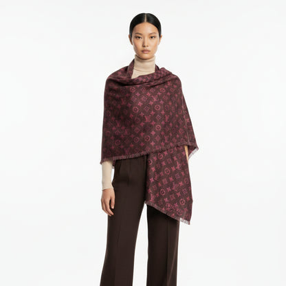 Louis Vuitton Monogram Scarf/Shawl- Gazelle Fashion and Style 