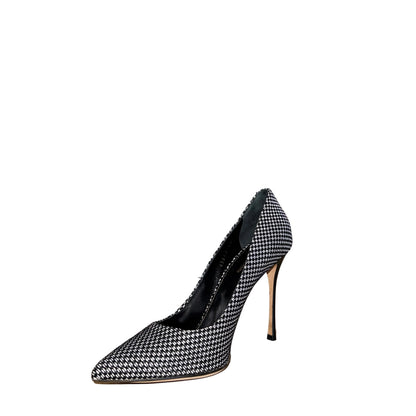 Sergio Rossi Checkered Pattern Pumps-Gazelle Fashion and Style