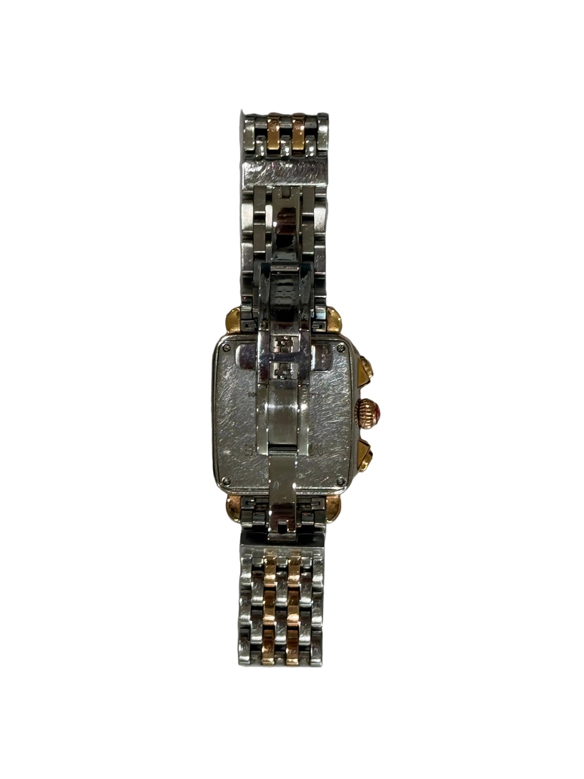 Michelle Deco Diamond Two-Tone Watch- Gazelle Fashion and Style 