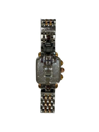 Michelle Deco Diamond Two-Tone Watch- Gazelle Fashion and Style 
