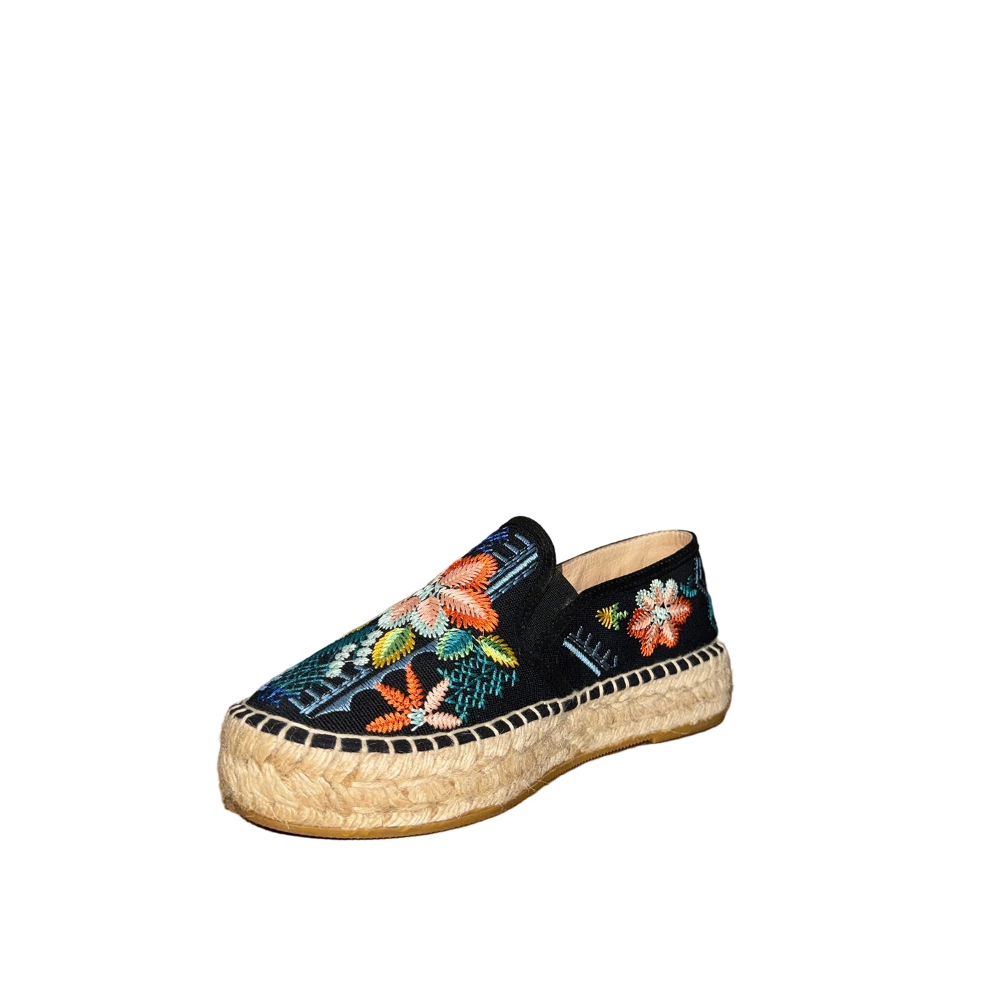Johnny Was Embroidered Espadrille Slip Ons-Gazelle Fashion and Style