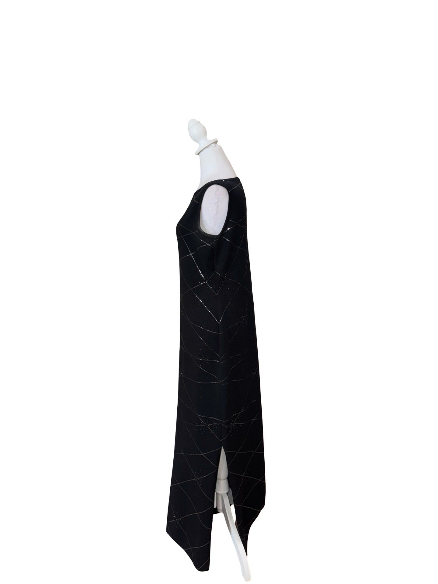St. John. Evening Shimmer Knit Dress- Gazelle Fashion and Style 
