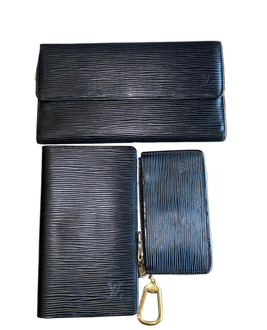 LV Three-Piece Epi Leather-wallet-Gazelle Fashion and Style