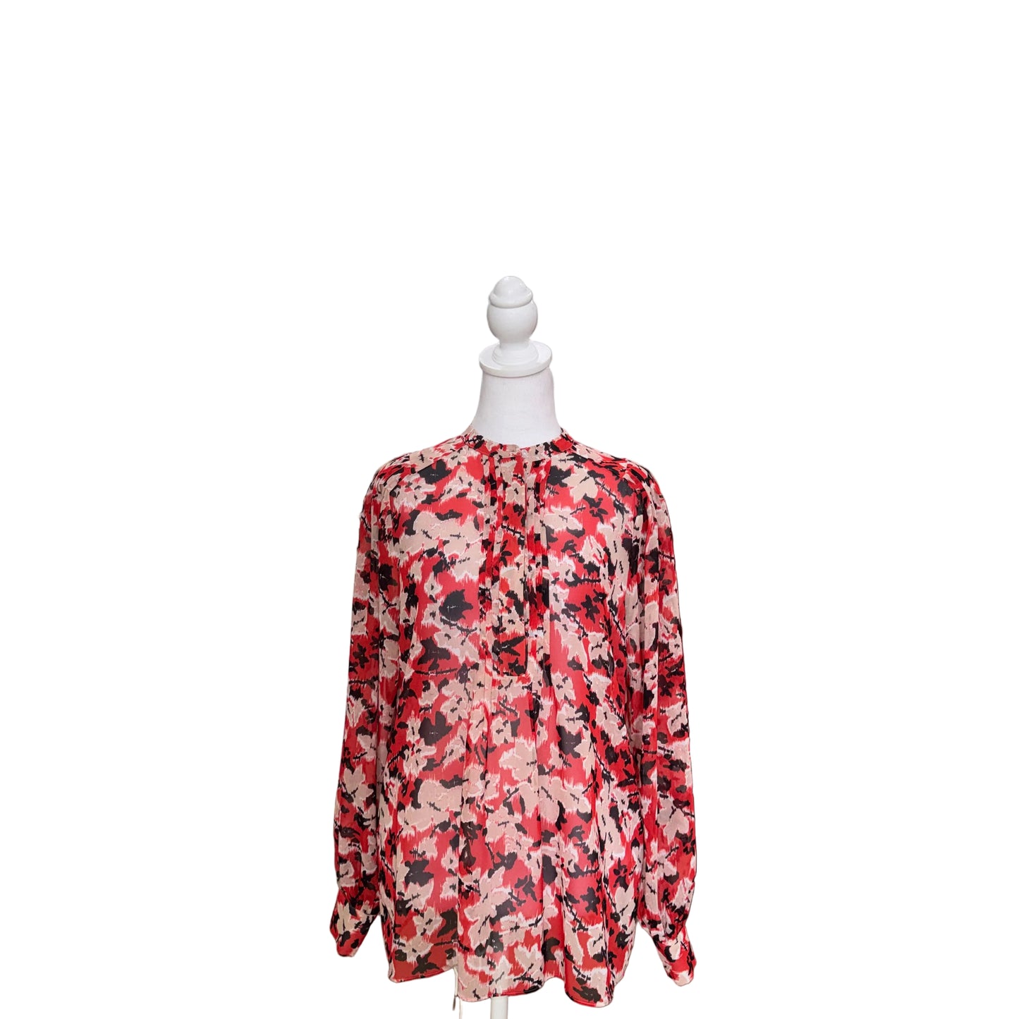 Reiss Sheer Floral Top - Gazelle Fashion and Style 