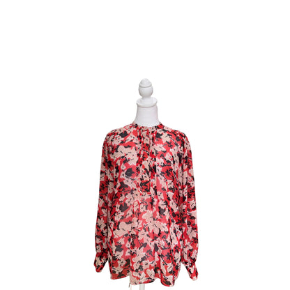 Reiss Sheer Floral Top - Gazelle Fashion and Style 