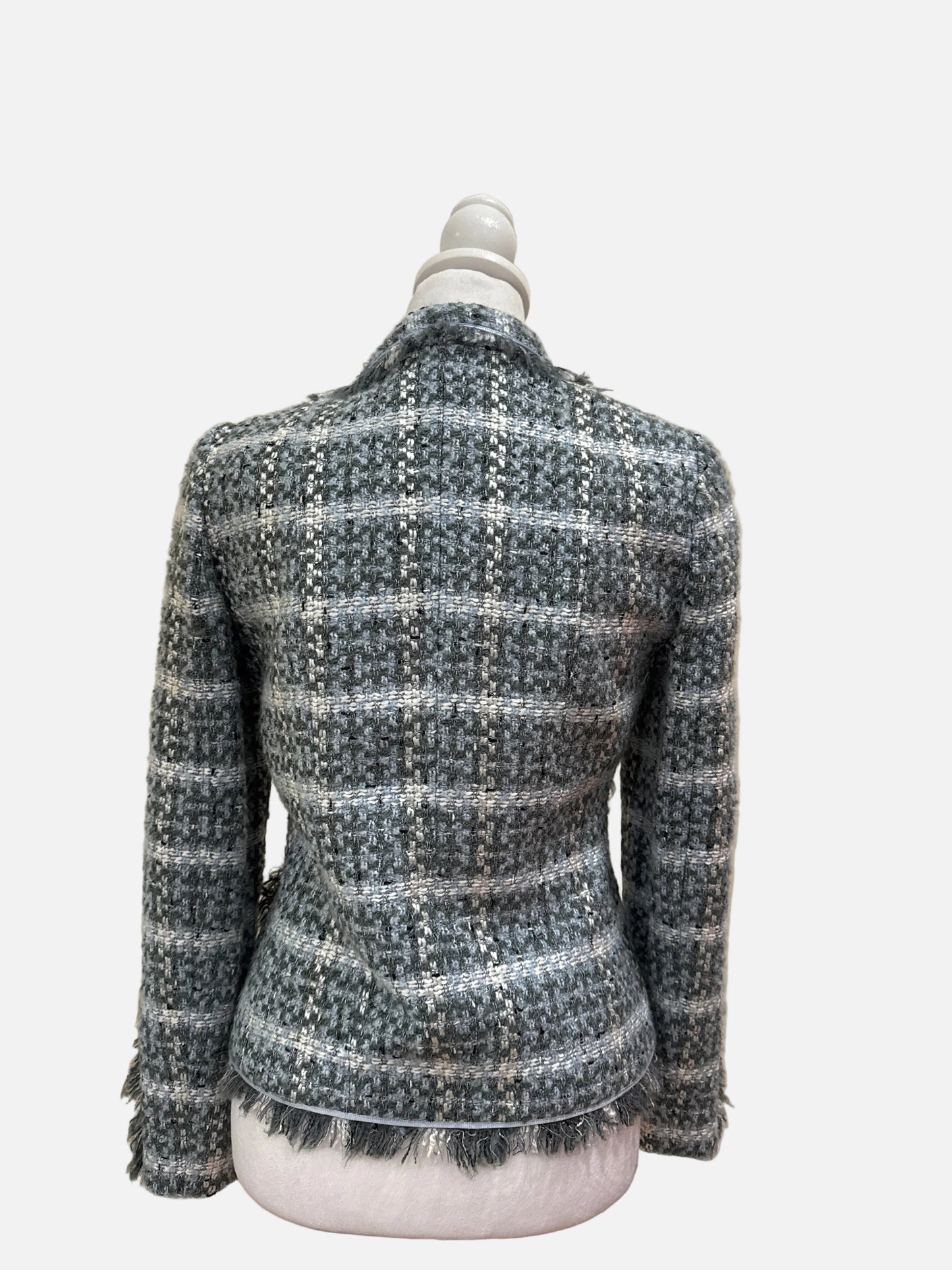 Angel Nina Gray Tweed Blazer-BLAZER-Gazelle Fashion and Style