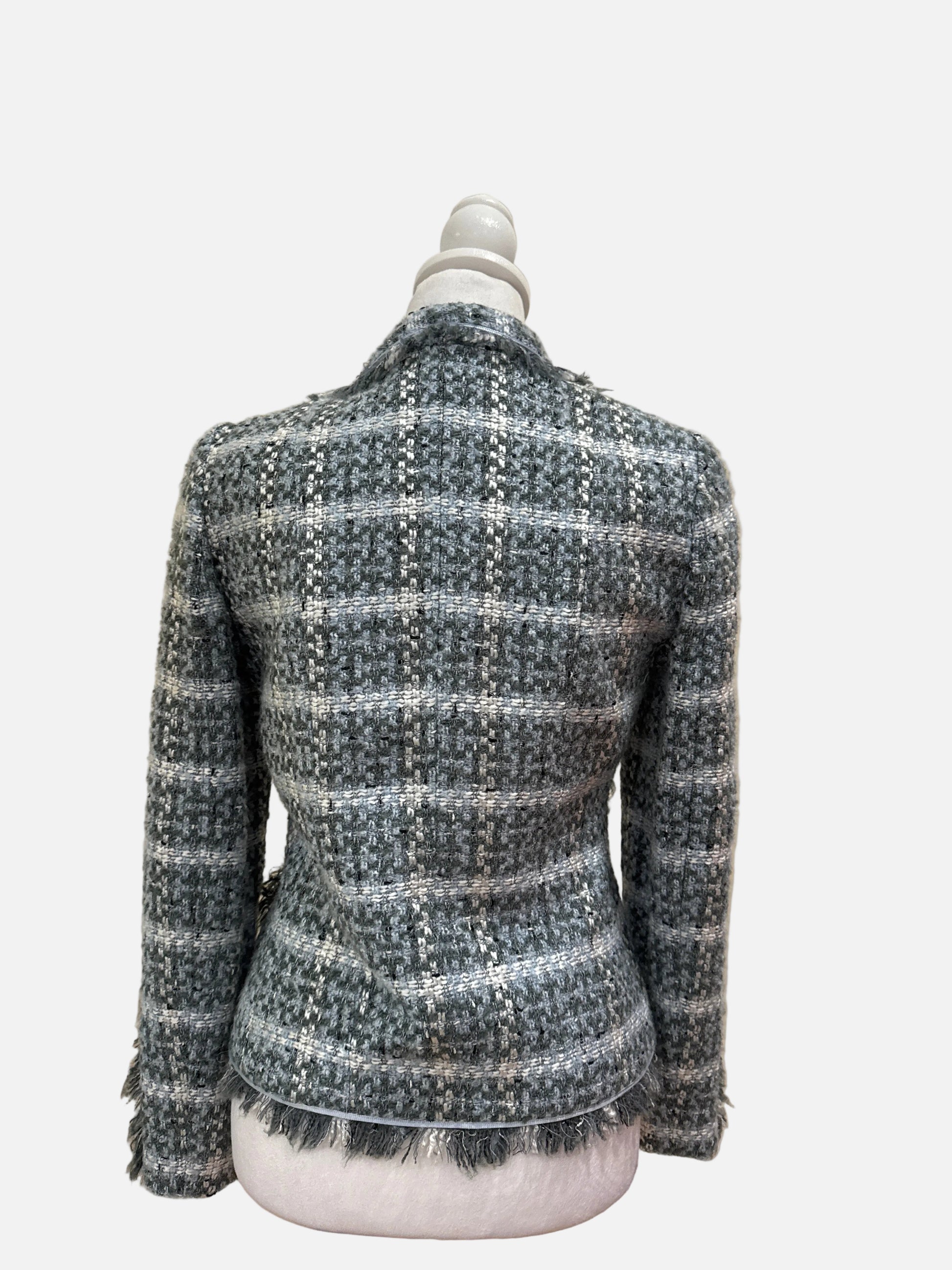 Angel Nina Gray Tweed Blazer-BLAZER-Gazelle Fashion and Style