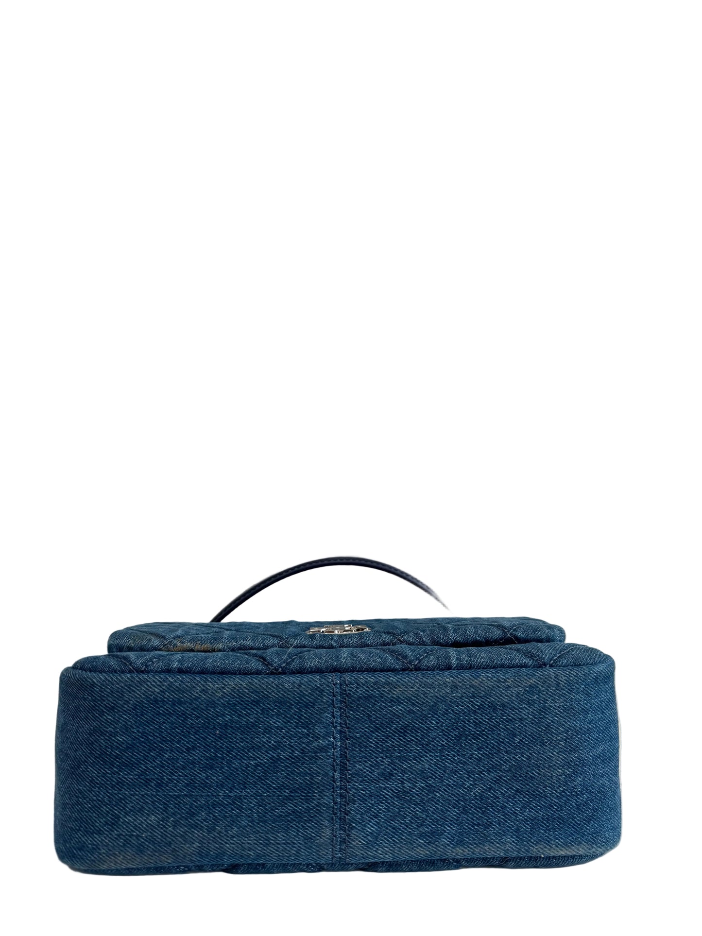 Tory Burch Small Willa Denim Shoulder Bag-HANDBAGS-Gazelle Fashion and Style