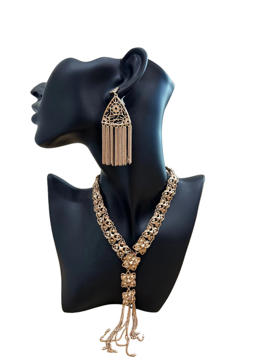 Kendra Scott Statement Set- Earrings & Necklace-Jewelry-Gazelle Fashion and Style