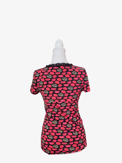 JustCavalli Short Sleeve Camisole- Gazelle Fashion and Style 