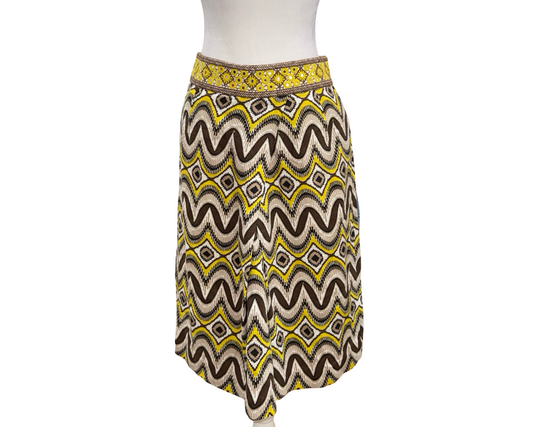 Tory Burch Midi Skirt-SKIRT-Gazelle Fashion and Style