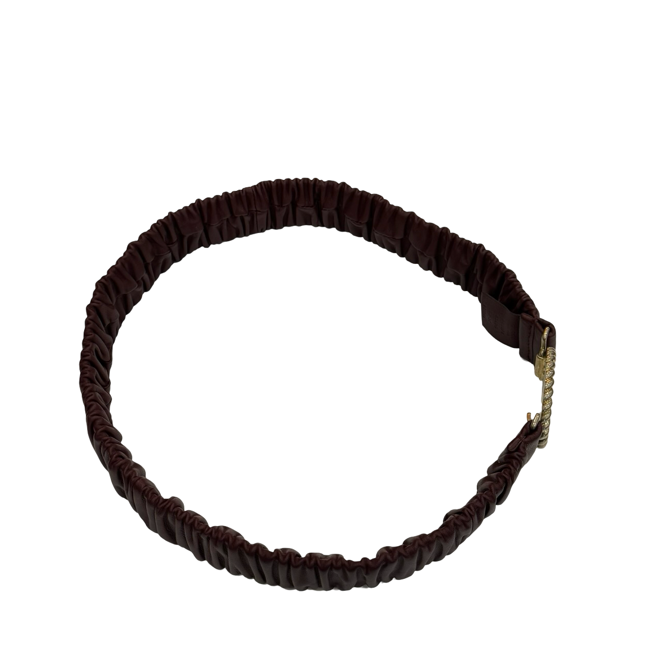 Gucci Scrunch Leather Belt-Accessories-Gazelle Fashion and Style