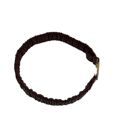 Gucci Scrunch Leather Belt-Accessories-Gazelle Fashion and Style