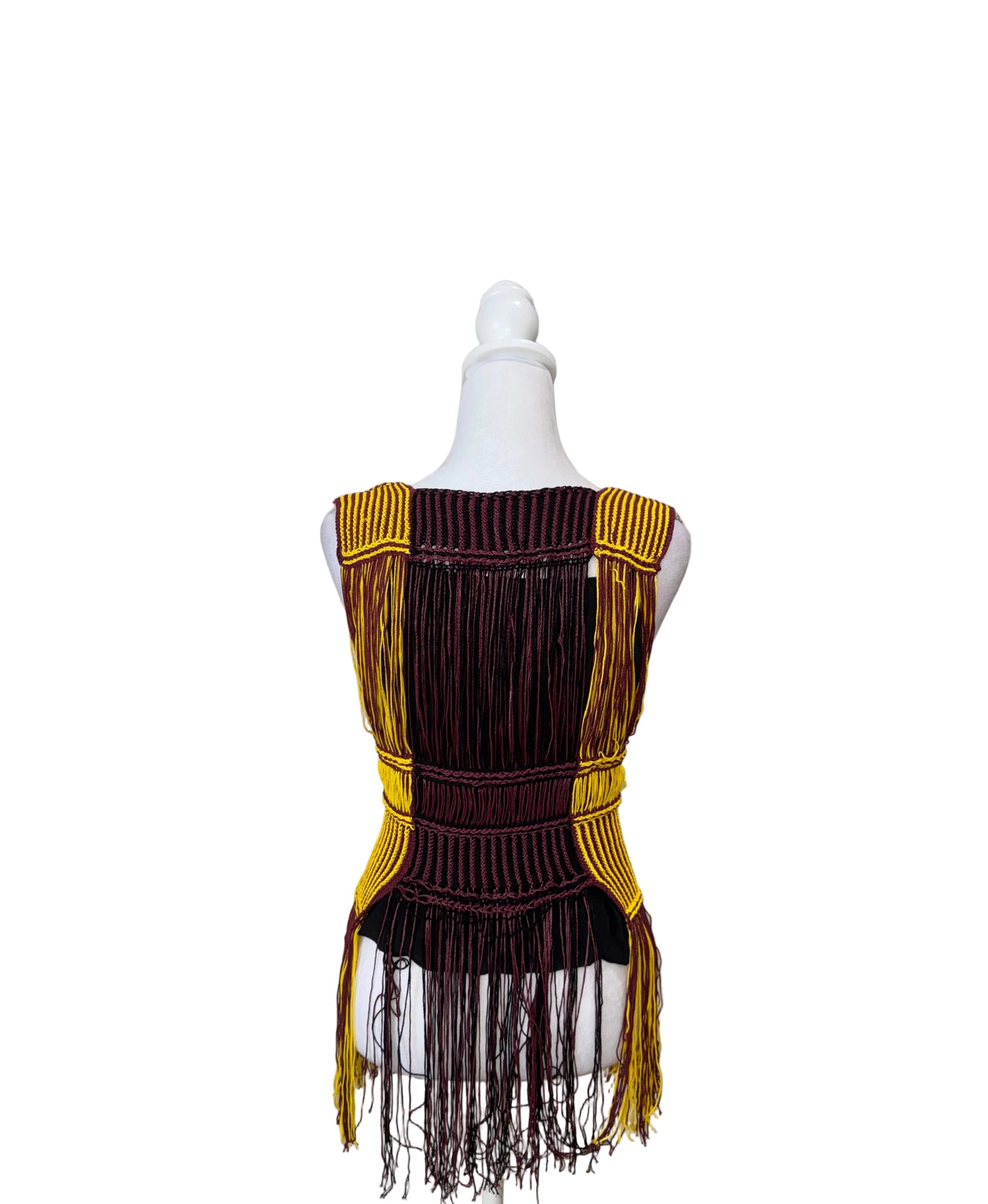 Missoni Fringe Sheath Knit Top-TOPS-Gazelle Fashion and Style