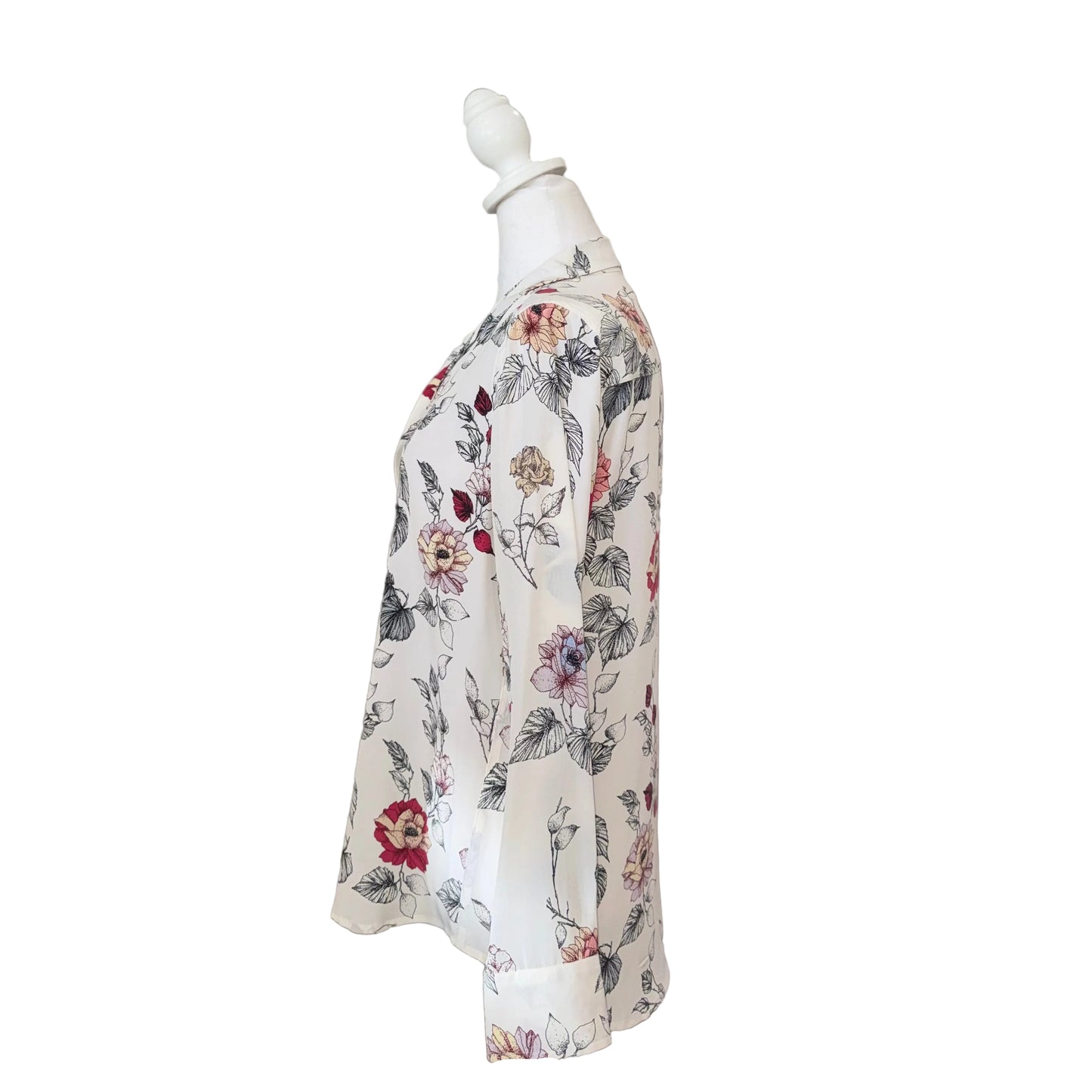 Equipment Femme Silk Floral Top- Gazelle Fashion and Style 