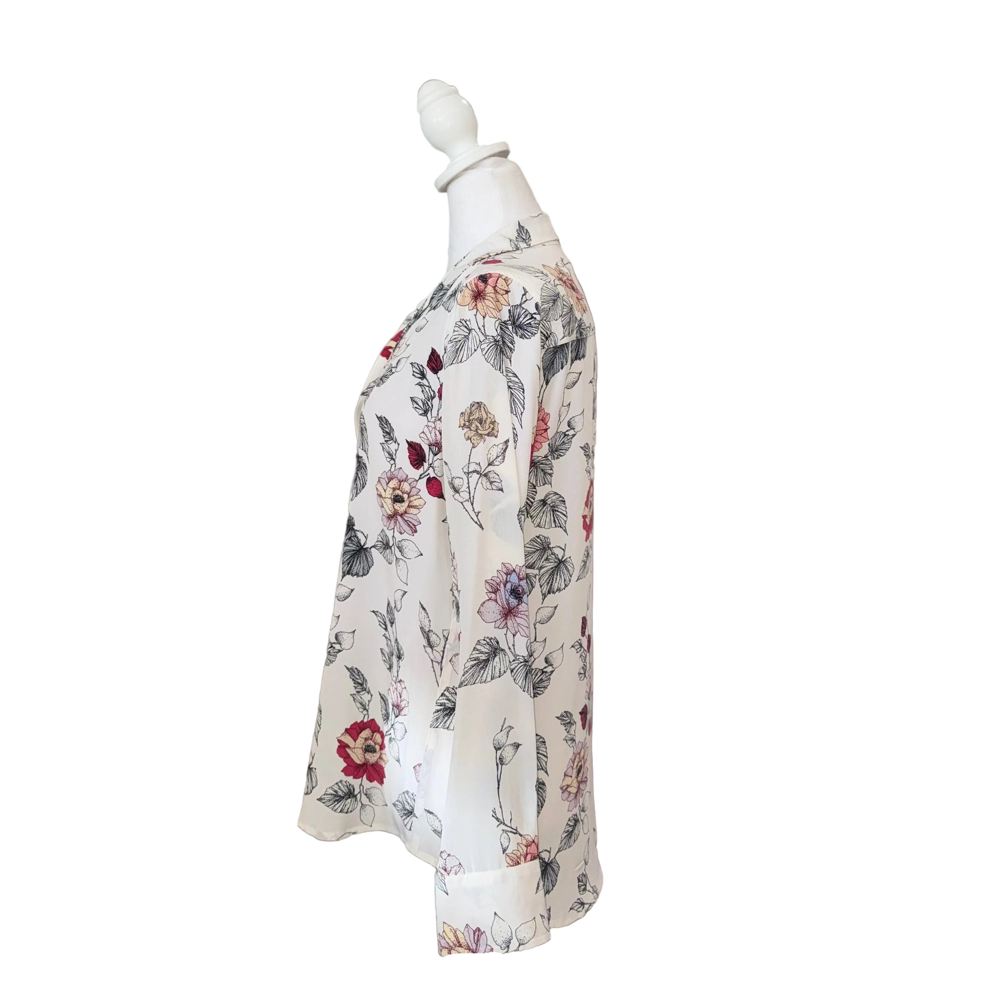 Equipment Femme Silk Floral Top- Gazelle Fashion and Style 