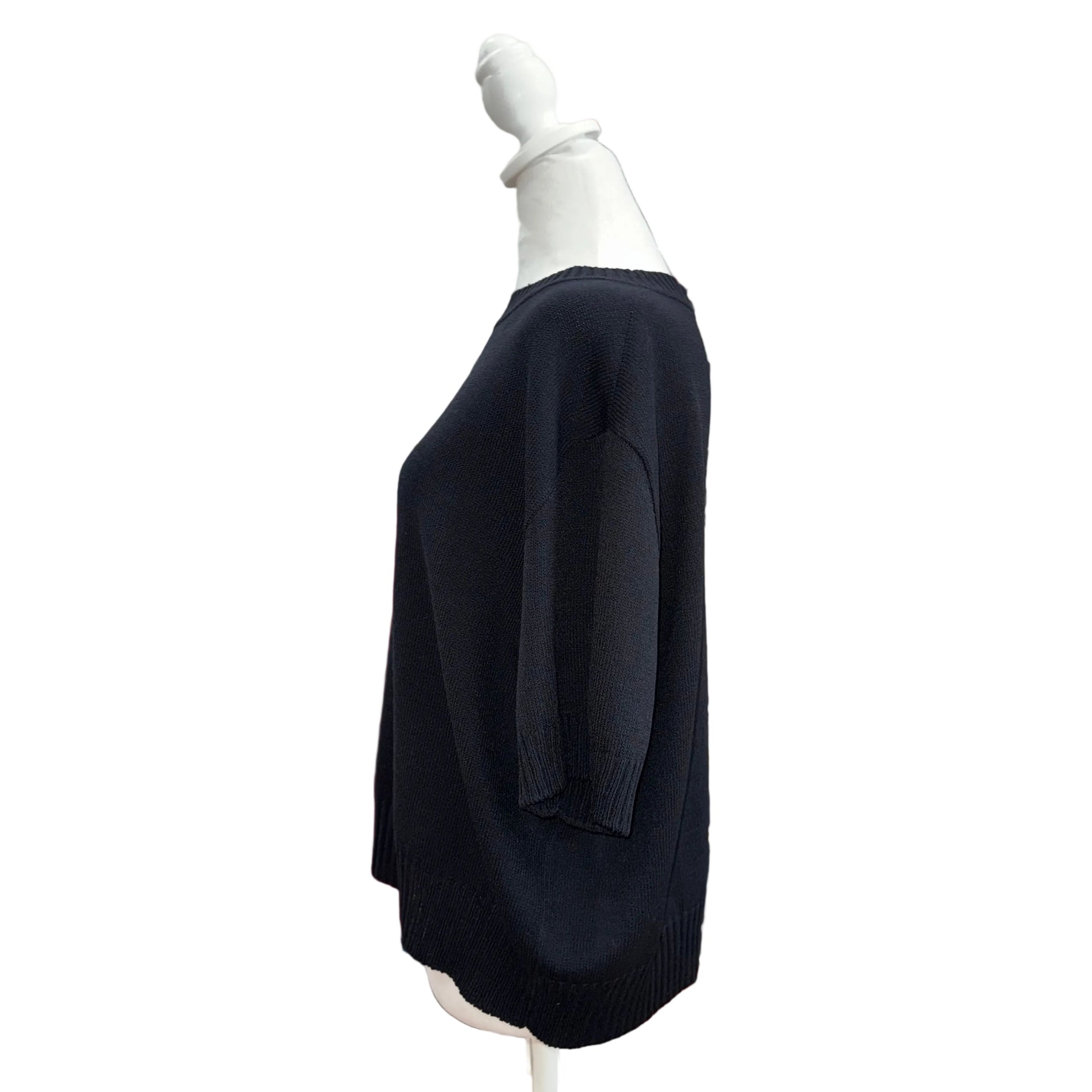 St. John Short Sleeve Top-SWEATERS-Gazelle Fashion and Style