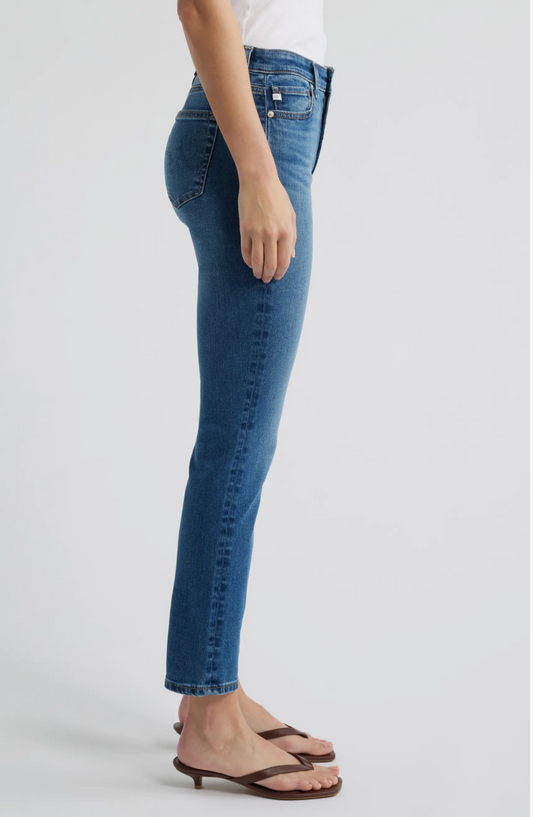 AG Mari Mid-Rise Straight Jean-PANTS-Gazelle Fashion and Style