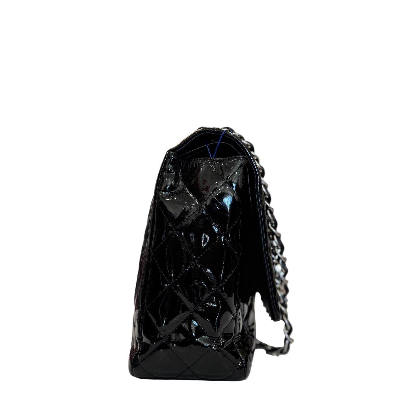 Chanel Maxi Quilted Double Flap Patent Leather-HANDBAGS-Gazelle Fashion and Style