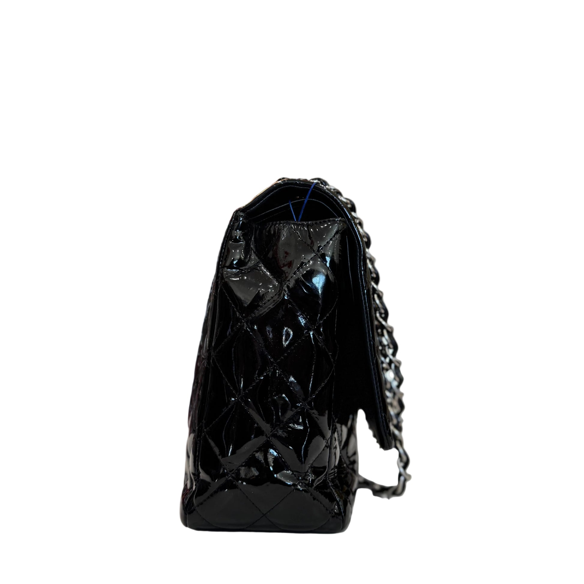Chanel Maxi Quilted Double Flap Patent Leather-HANDBAGS-Gazelle Fashion and Style