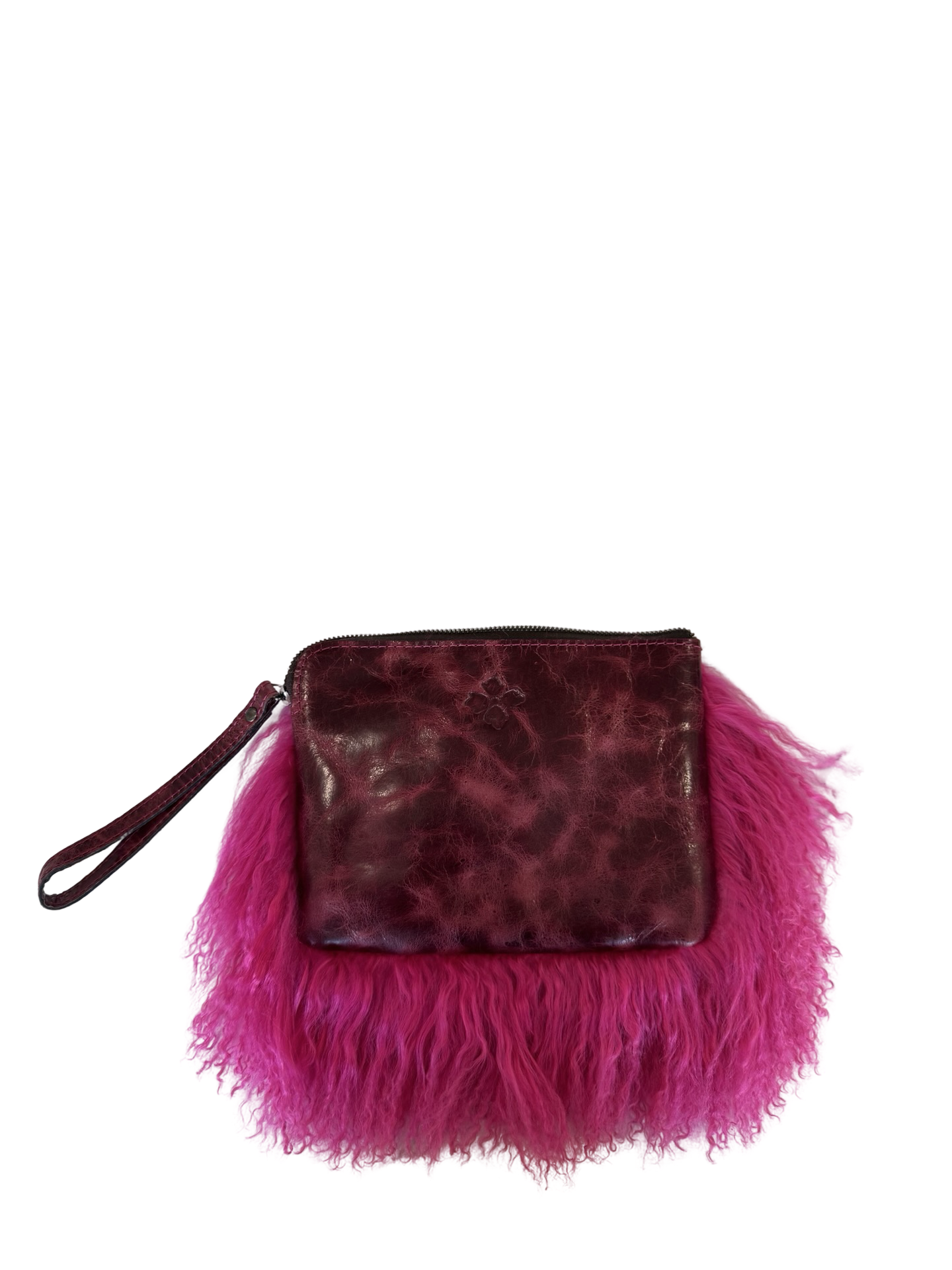 Patricia Nash Faux Fur Leather Wristlet- Gazelle Fashion and Style 