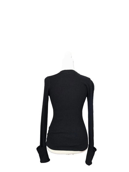 Tory Burch Simone Ribbed Cardigan-TOPS-Gazelle Fashion and Style