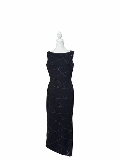 St. John. Evening Shimmer Knit Dress- Gazelle Fashion and Style 
