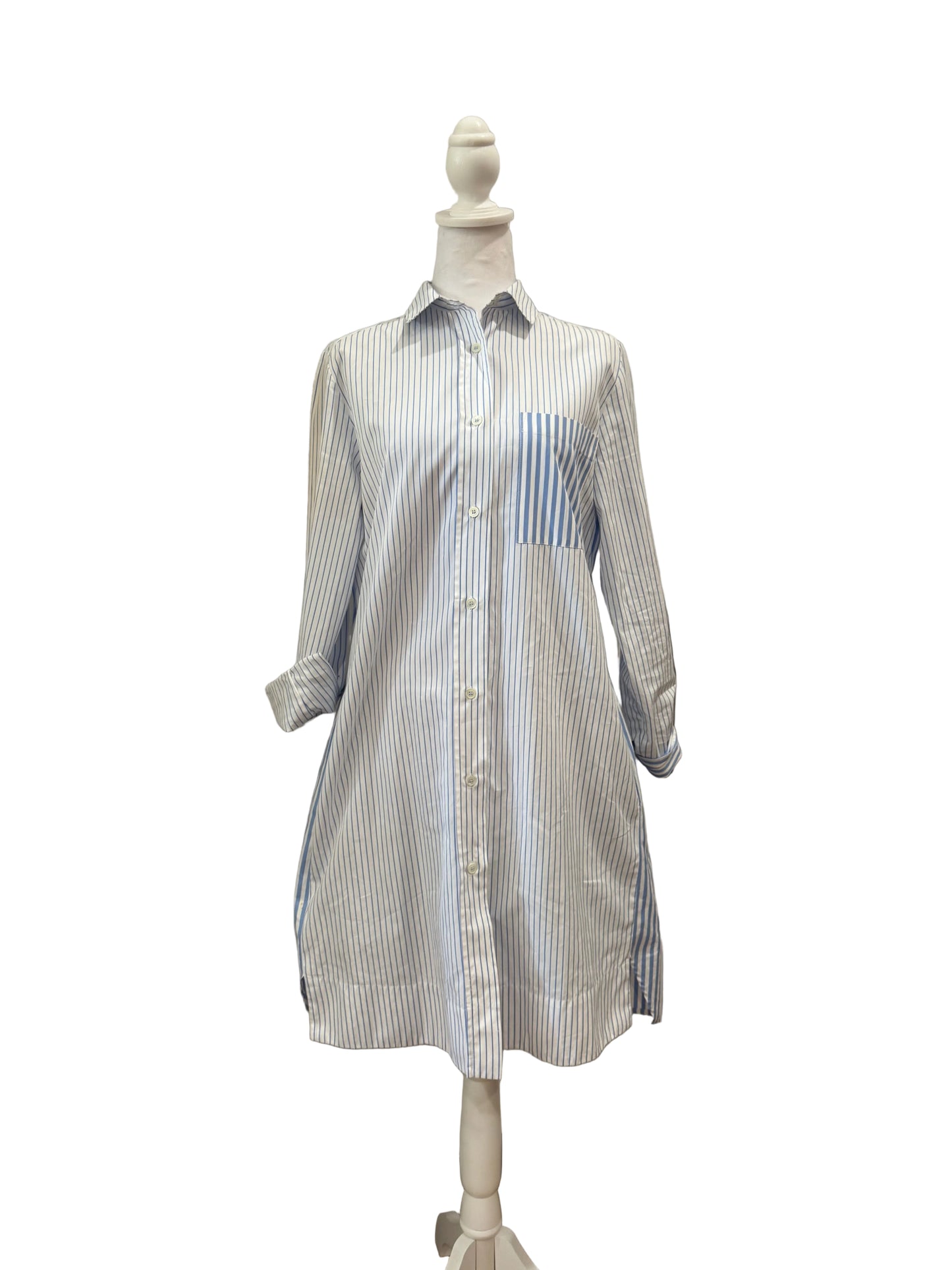 Rosso 35 100% Cotton Striped Dress