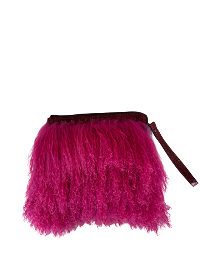 Patricia Nash Faux Fur Leather Wristlet- Gazelle Fashion and Style 