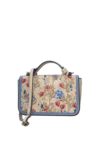 Brighton Floral Embroidered Leather Crossbody- Gazelle Fashion and Style 