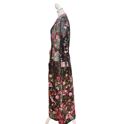 Arratta Silent Journey Embroidered Kimono-KIMONO-Gazelle Fashion and Style