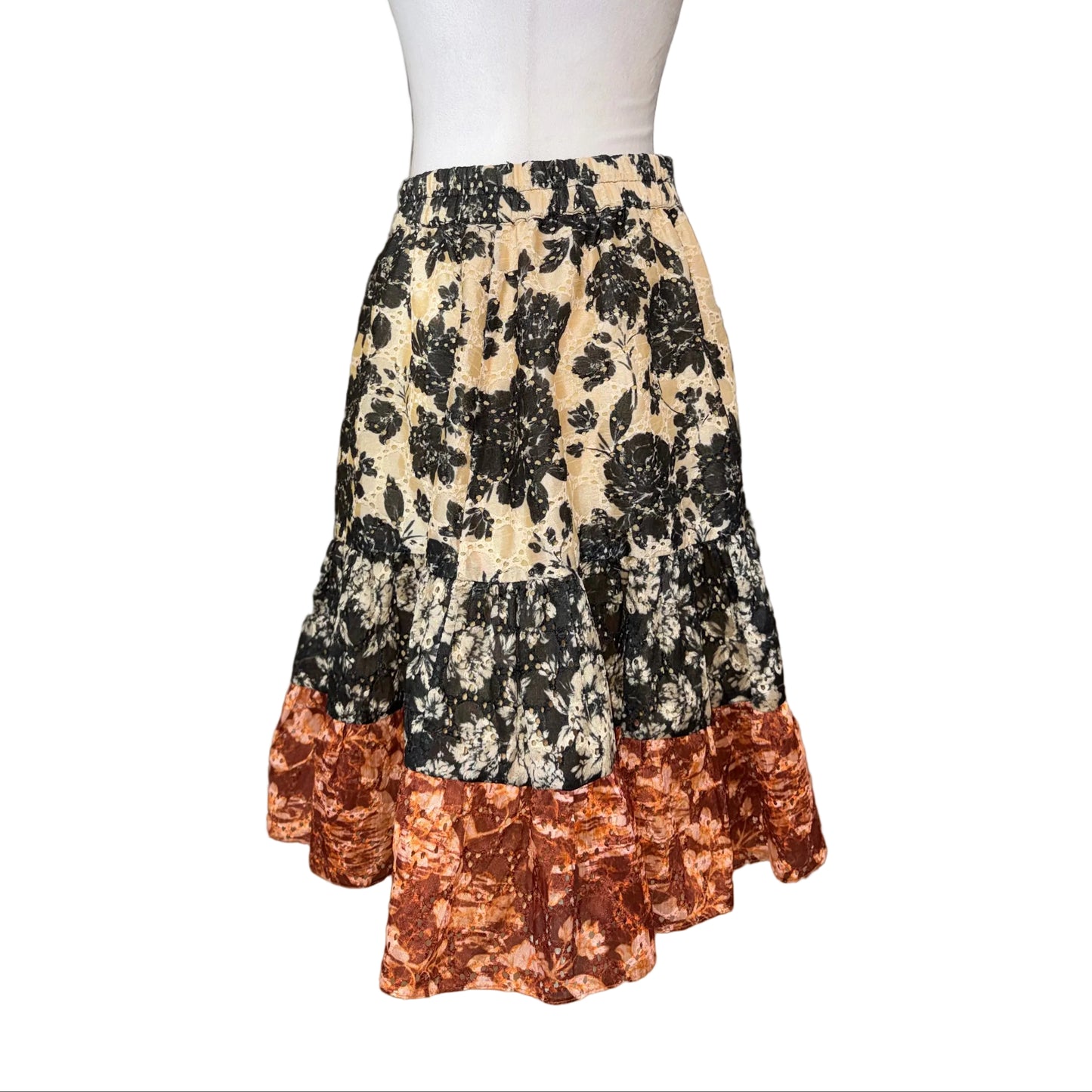 Anthropologie Midi Skirt-SKIRT-Gazelle Fashion and Style