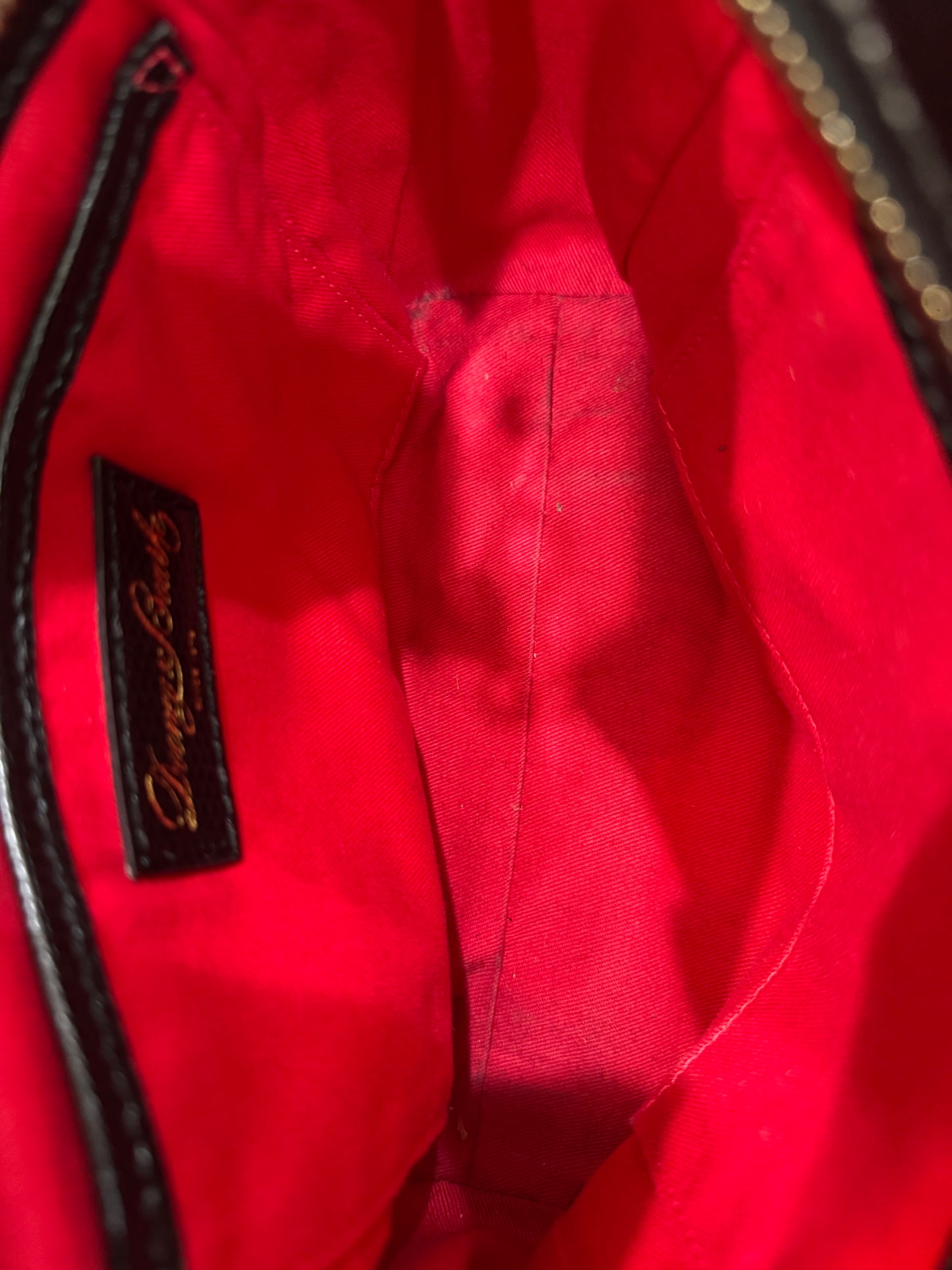 Dooney & Bourke Black Lizard-Embossed Handbag-HANDBAGS-Gazelle Fashion and Style
