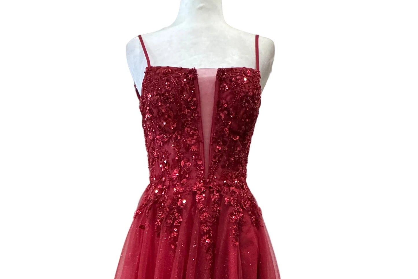 Stacees Beaded Corset Pleated Formal Dress-DRESS-Gazelle Fashion and Style