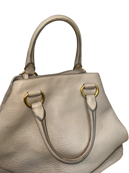 Prada Vitello Daino Leather Handle Bag