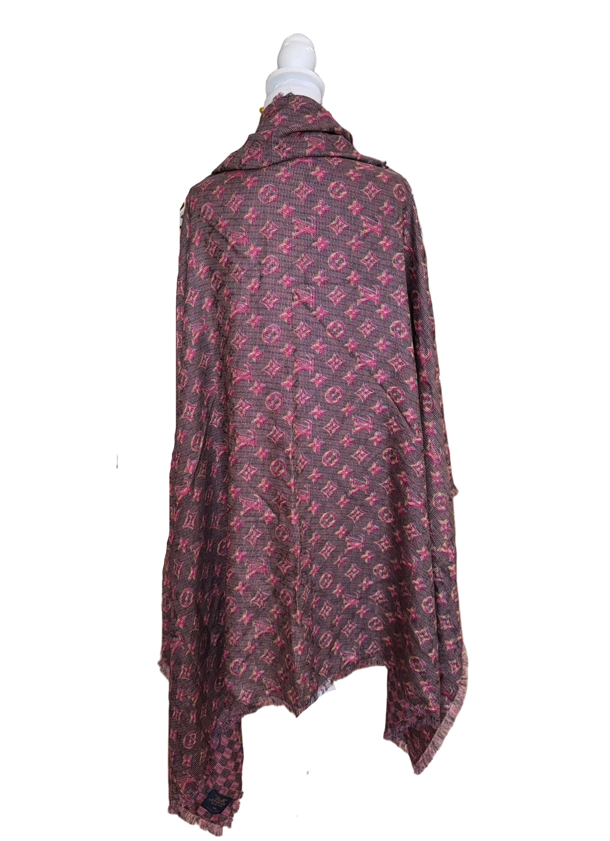 Louis Vuitton Monogram Scarf/Shawl- Gazelle Fashion and Style 