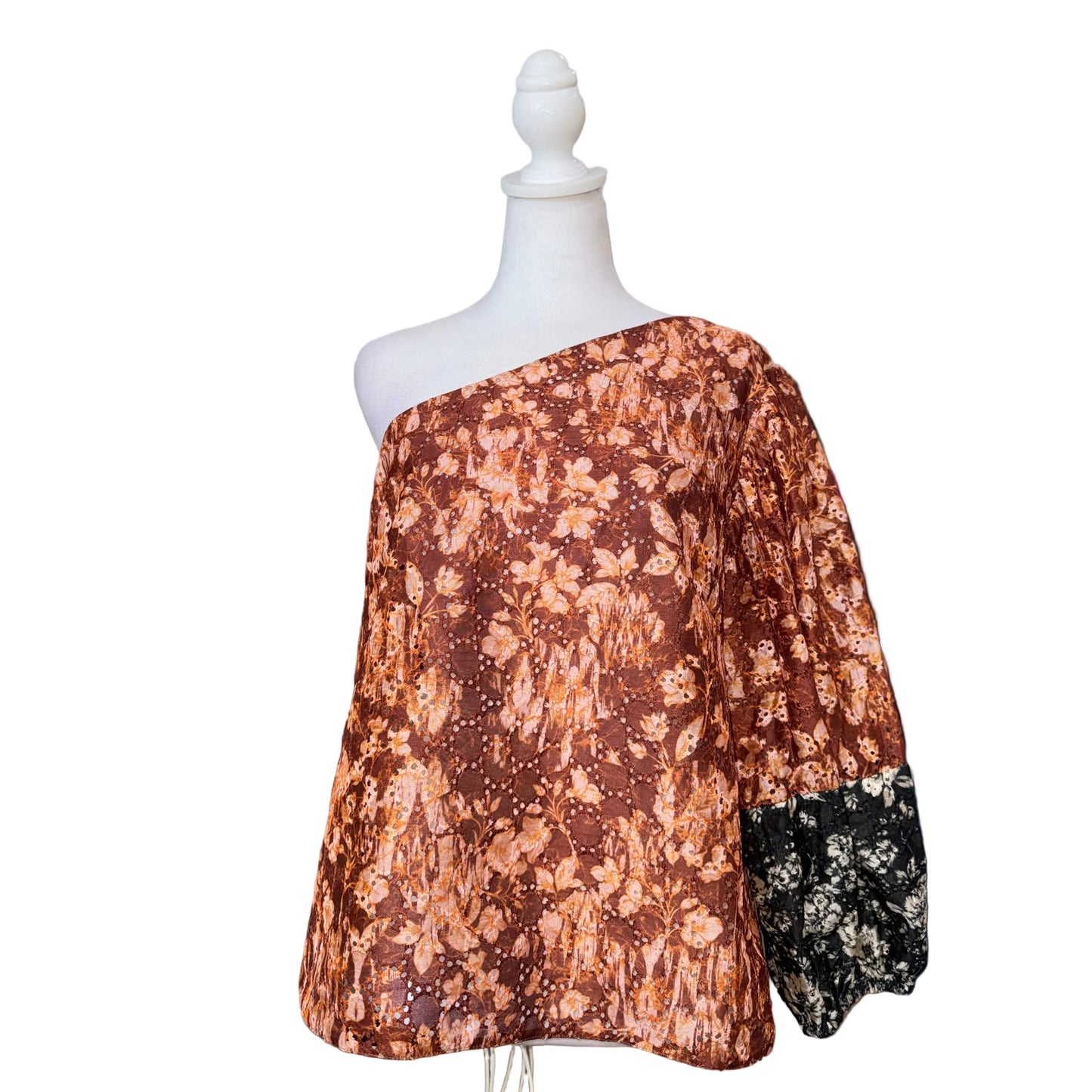 Anthropologie One Sleeve Top-TOPS-Gazelle Fashion and Style