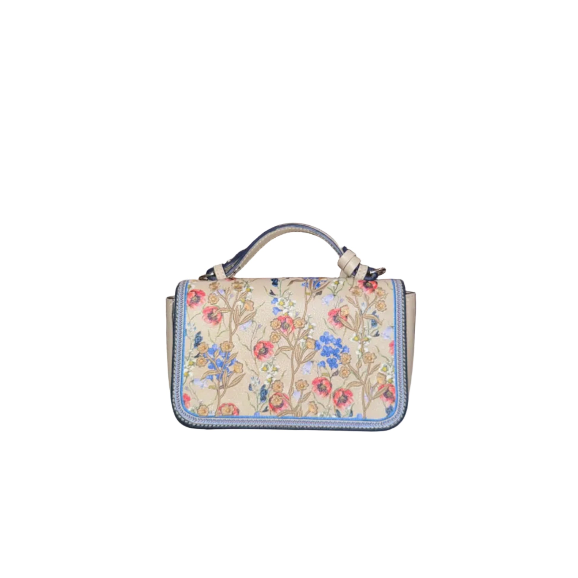Brighton Floral Embroidered Leather Crossbody- Gazelle Fashion and Style 