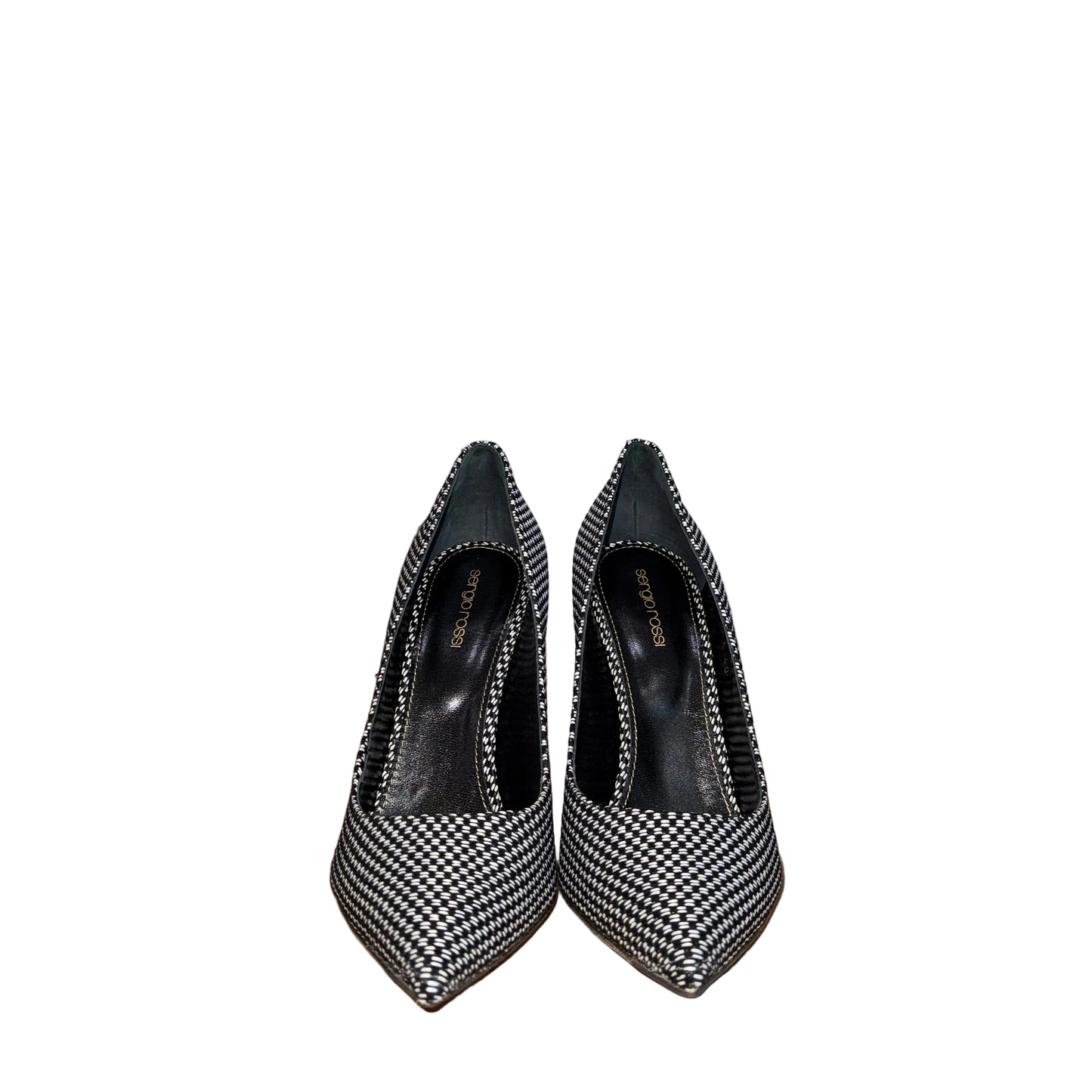 Sergio Rossi Checkered Pattern Pumps-Gazelle Fashion and Style