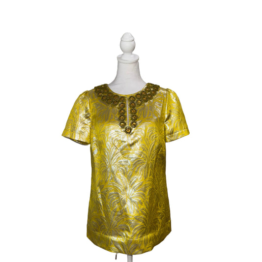 Tory Burch Gold Adorned Lola-TOPS-Gazelle Fashion and Style
