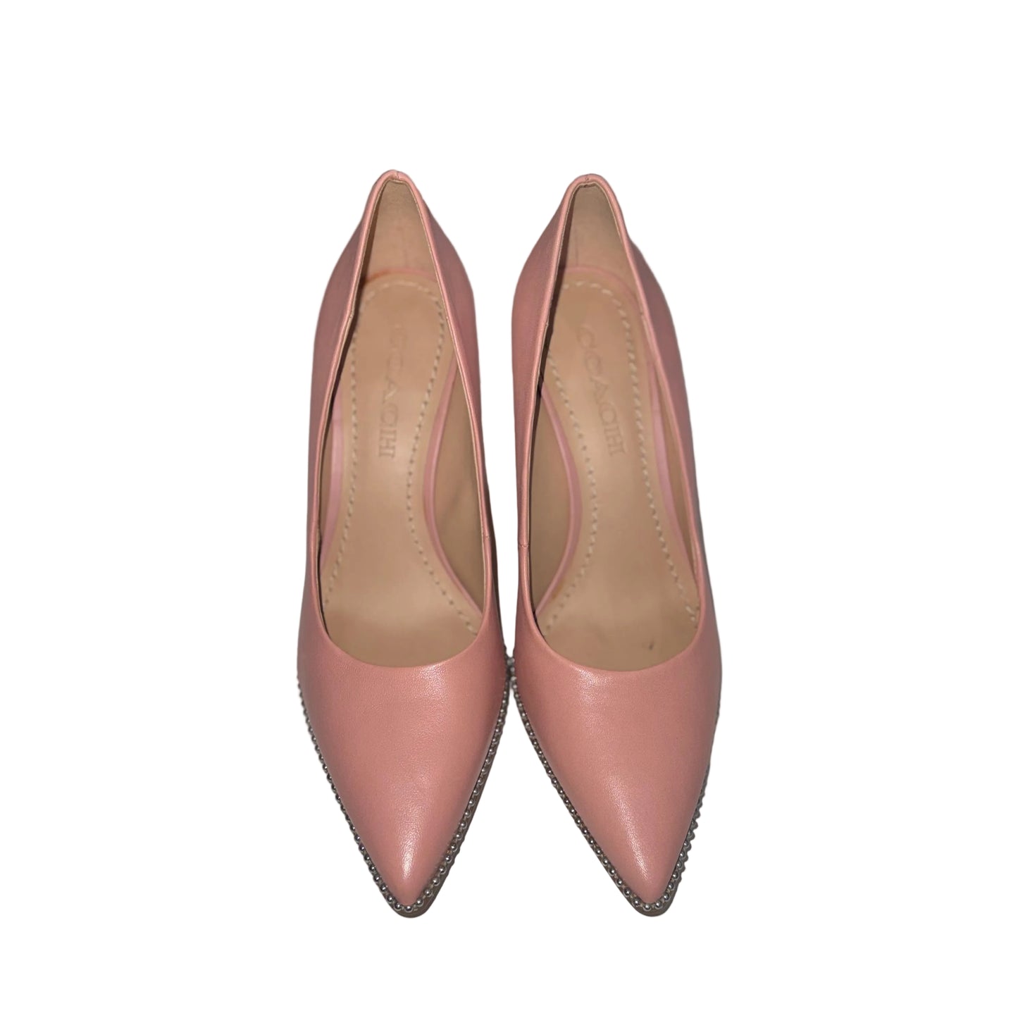 Coach Pink Studded Pumps-SHOES-Gazelle Fashion and Style