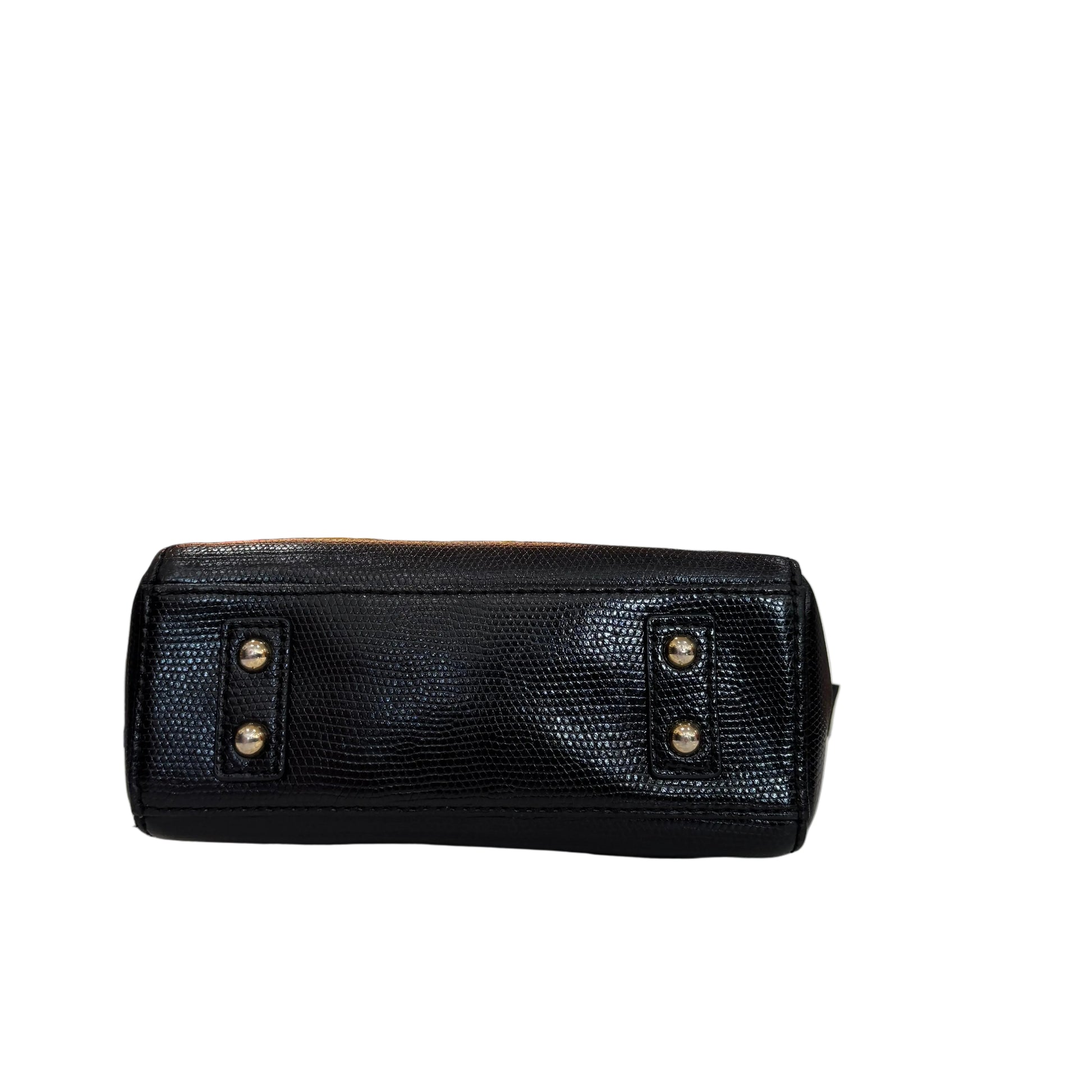 Dooney & Bourke Black Lizard-Embossed Handbag-HANDBAGS-Gazelle Fashion and Style
